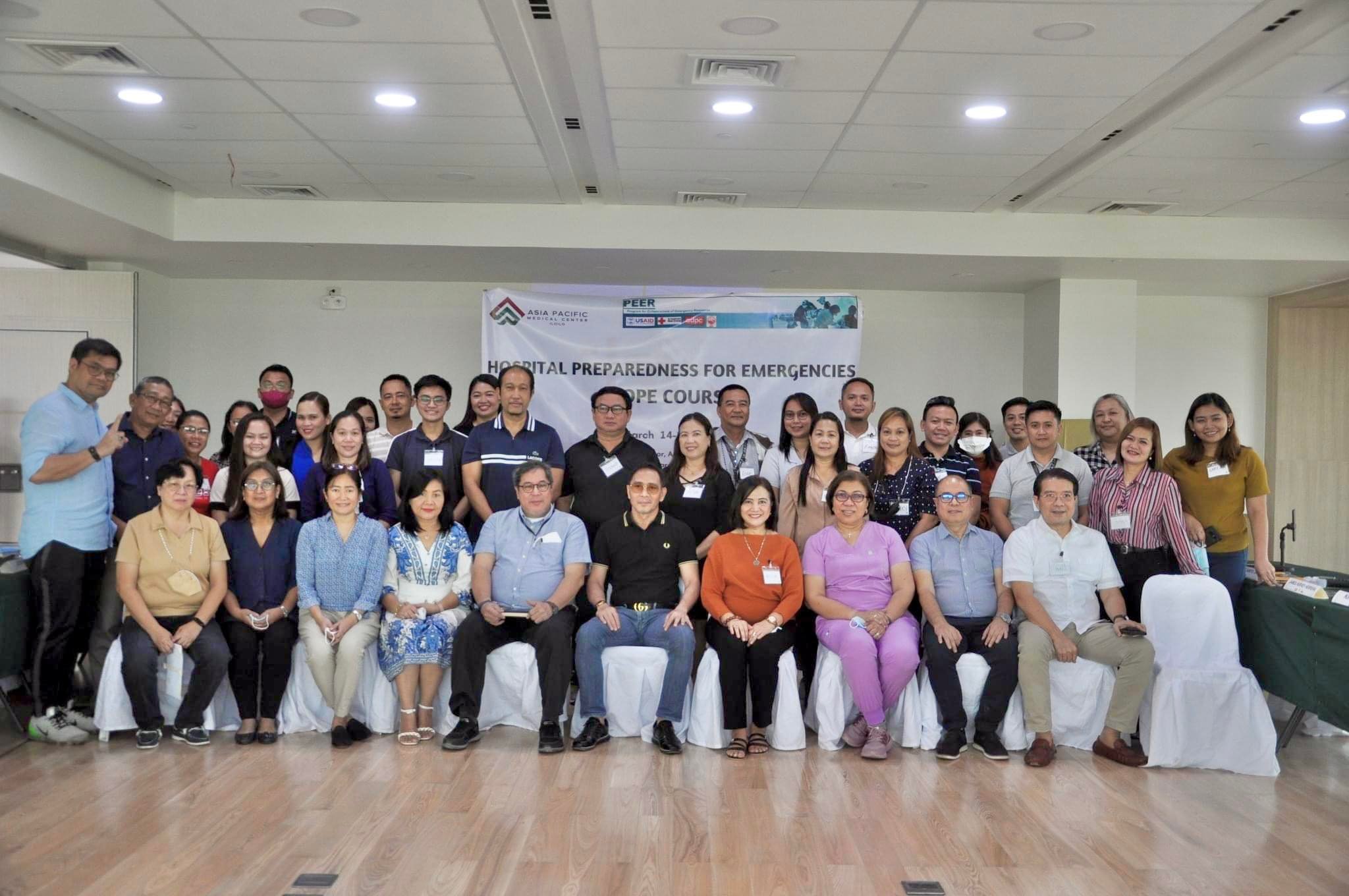 HOPE – HOSPITAL PREPAREDNESS FOR EMERGENCIES – APMC Iloilo